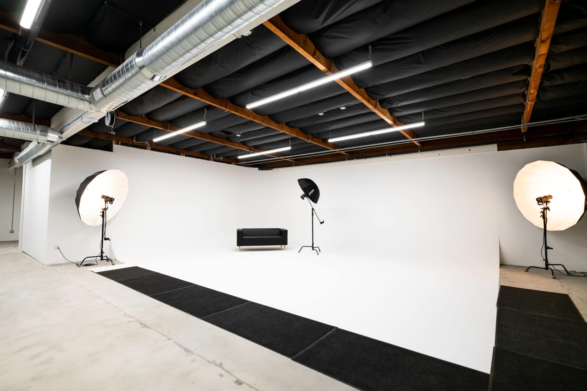 Cyclorama lit for a shoot